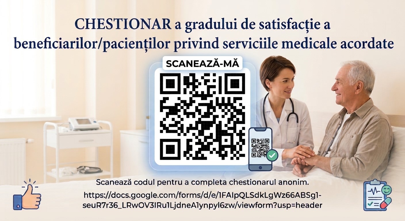 Chestionar satisfacție pacient